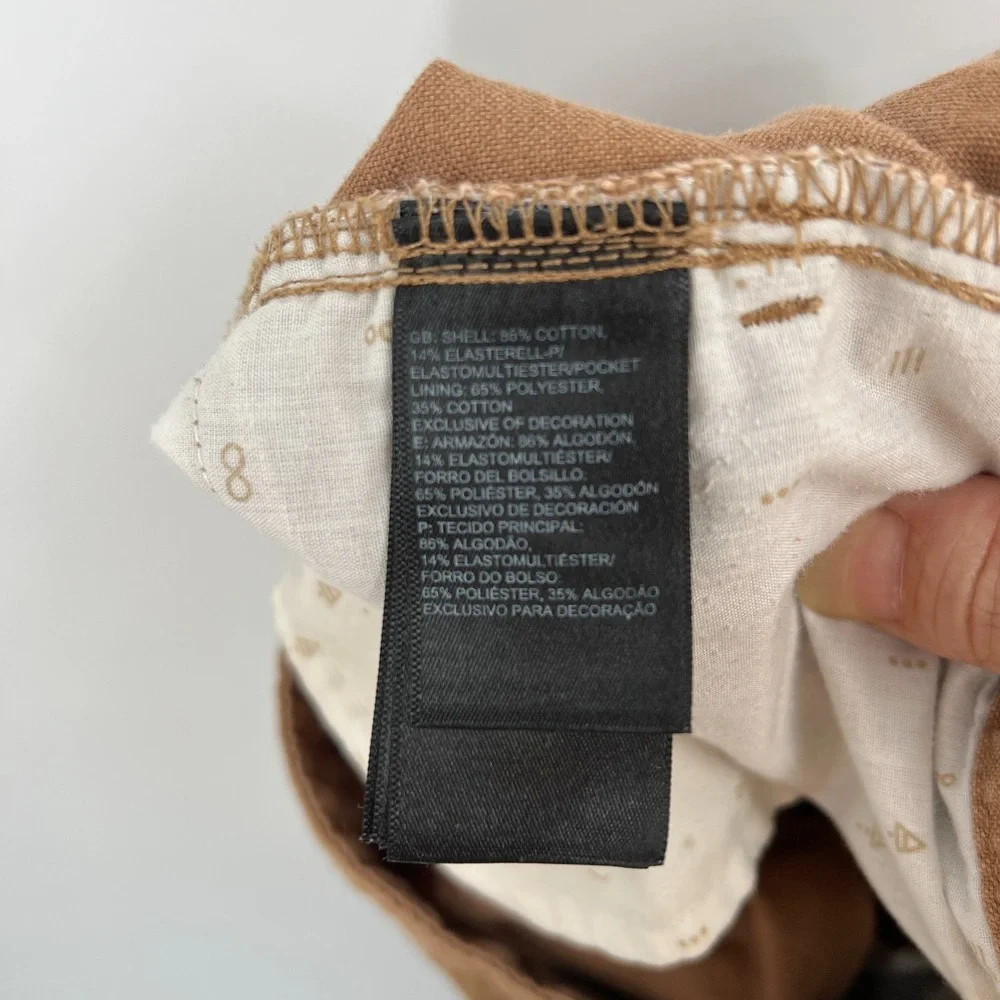 The North Face outdoor gorpcore tan brown trail‎ pants 30 articulated knees